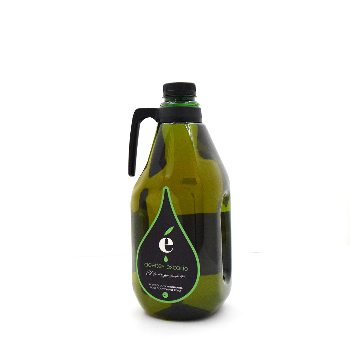 Botella de aceite de oliva Virgen Extra Escario coupage 2 litros