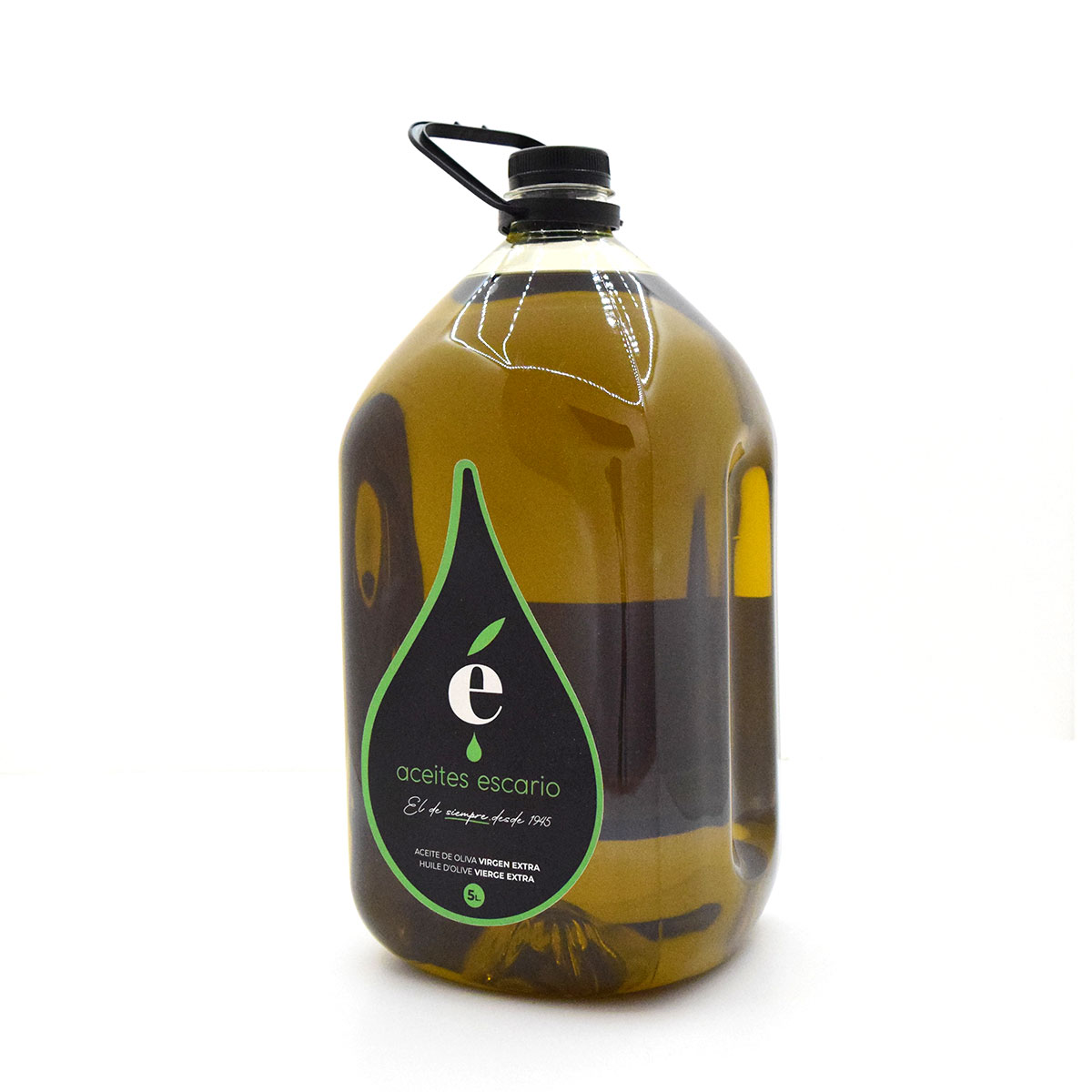 Botella de aceite de oliva Virgen Extra Escario coupage 5 litros