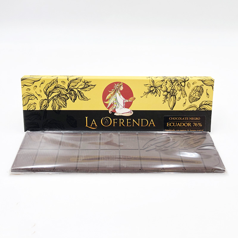 Chocolate origen Ecuador 76% La ofrenda