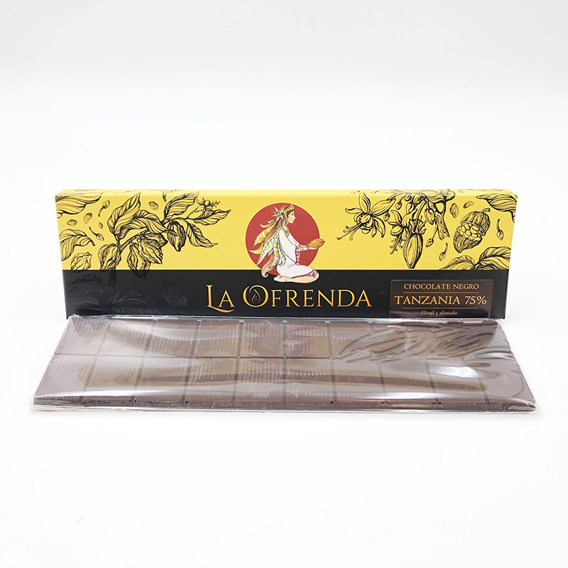 Chocolate origen Tanzania 75% La ofrenda