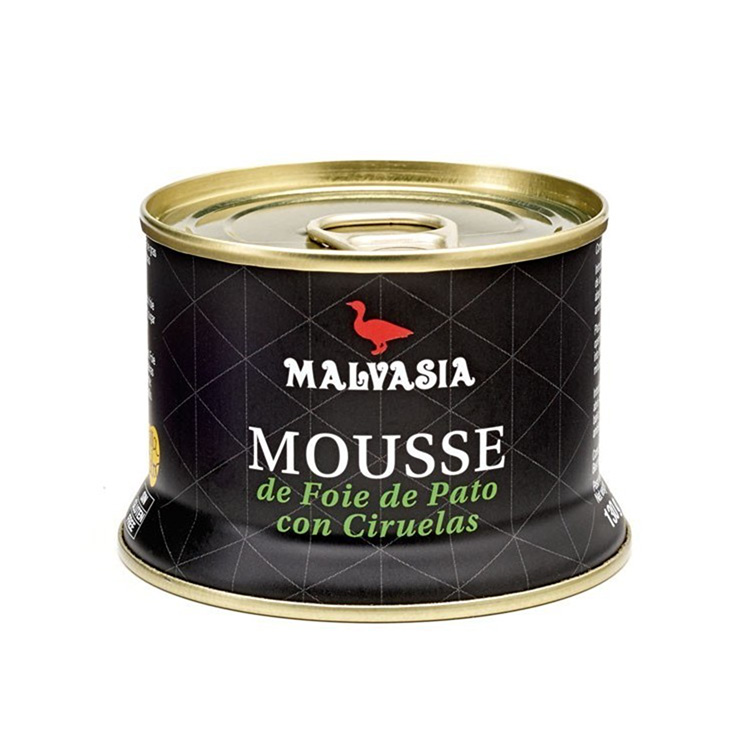 Mousse de Foie de pato con ciruelas Malvasía 130 gramos